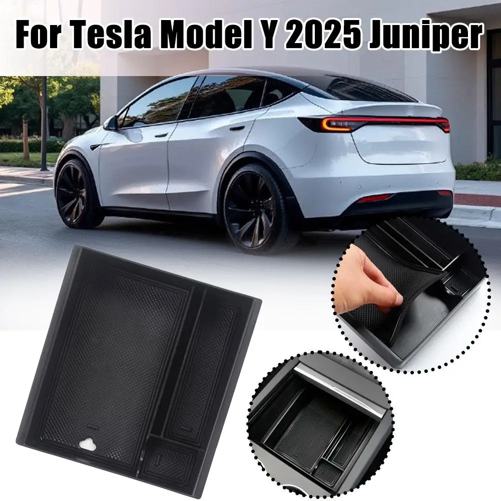 

For Tesla Model 3/Y Center Console Organizer ABS Storage Tray Central Storage Box for Tesla Model Y Juniper Accessories