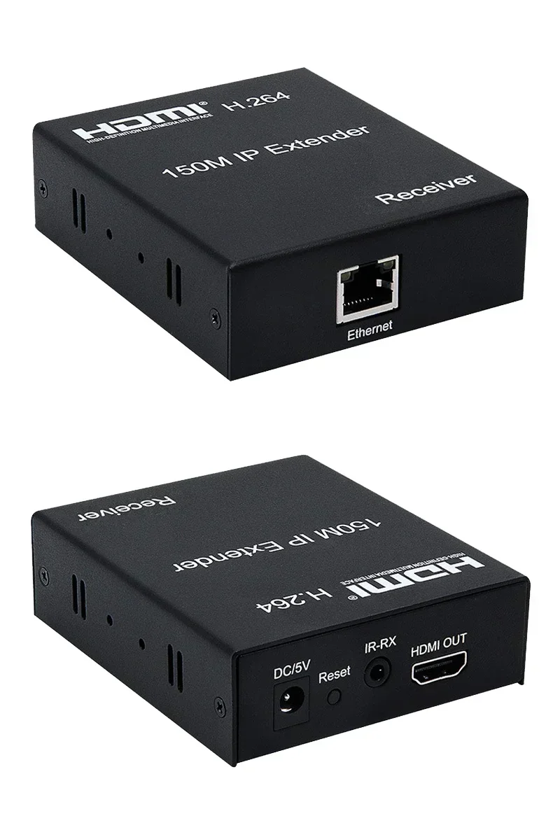 150M HDMI IP Extender Via RJ45 Ethernet Netwerk Cat5e Cat 6 7 Kabel Via Switch 1 Zender Naar Multi Ontvanger voor PS4 Laptop TV