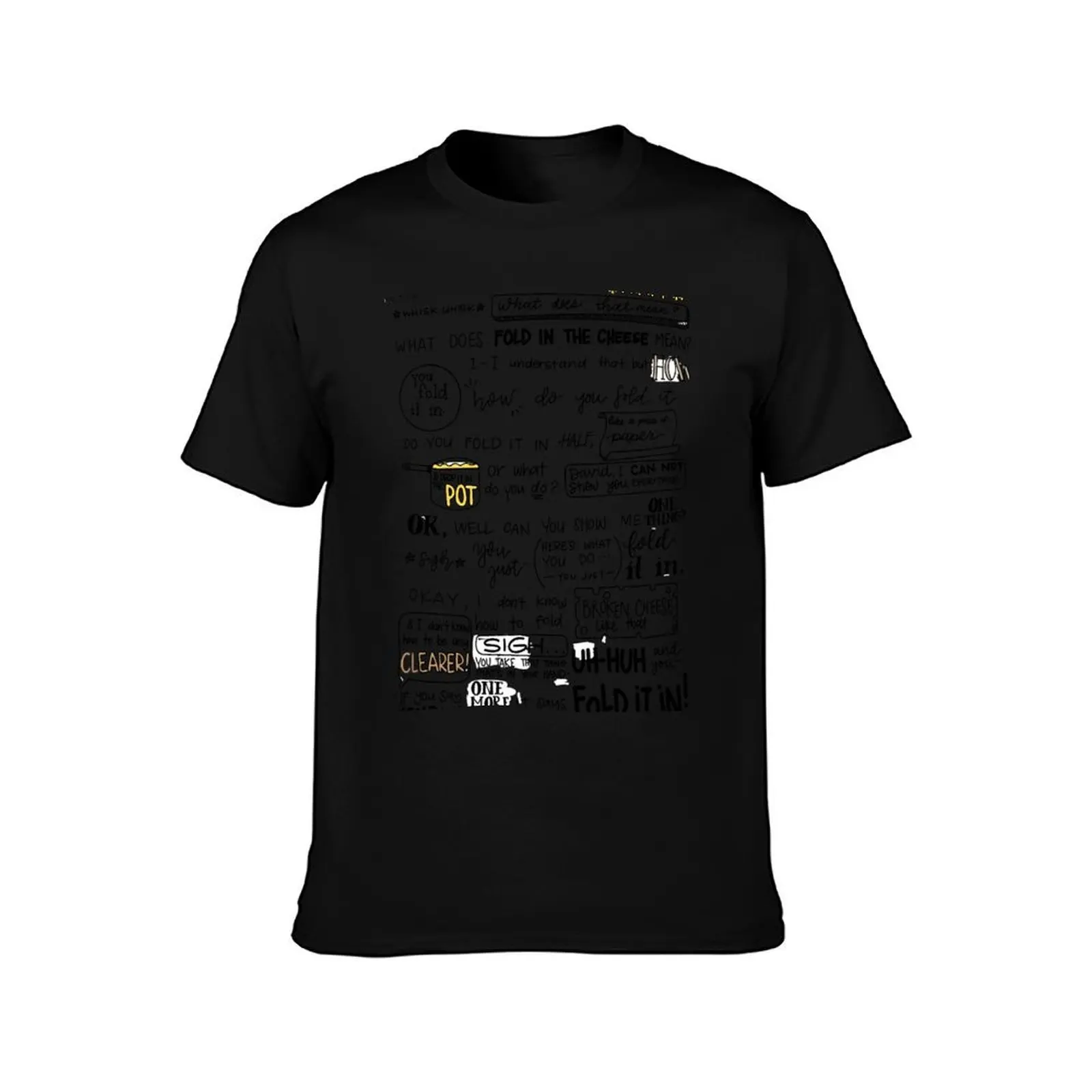 Fold in the Cheese T-Shirt, Summer Casual Cotton Tee, Oversized Streetwear Tops, Vintage Graphic Print, Loose Fit Short Sleeve