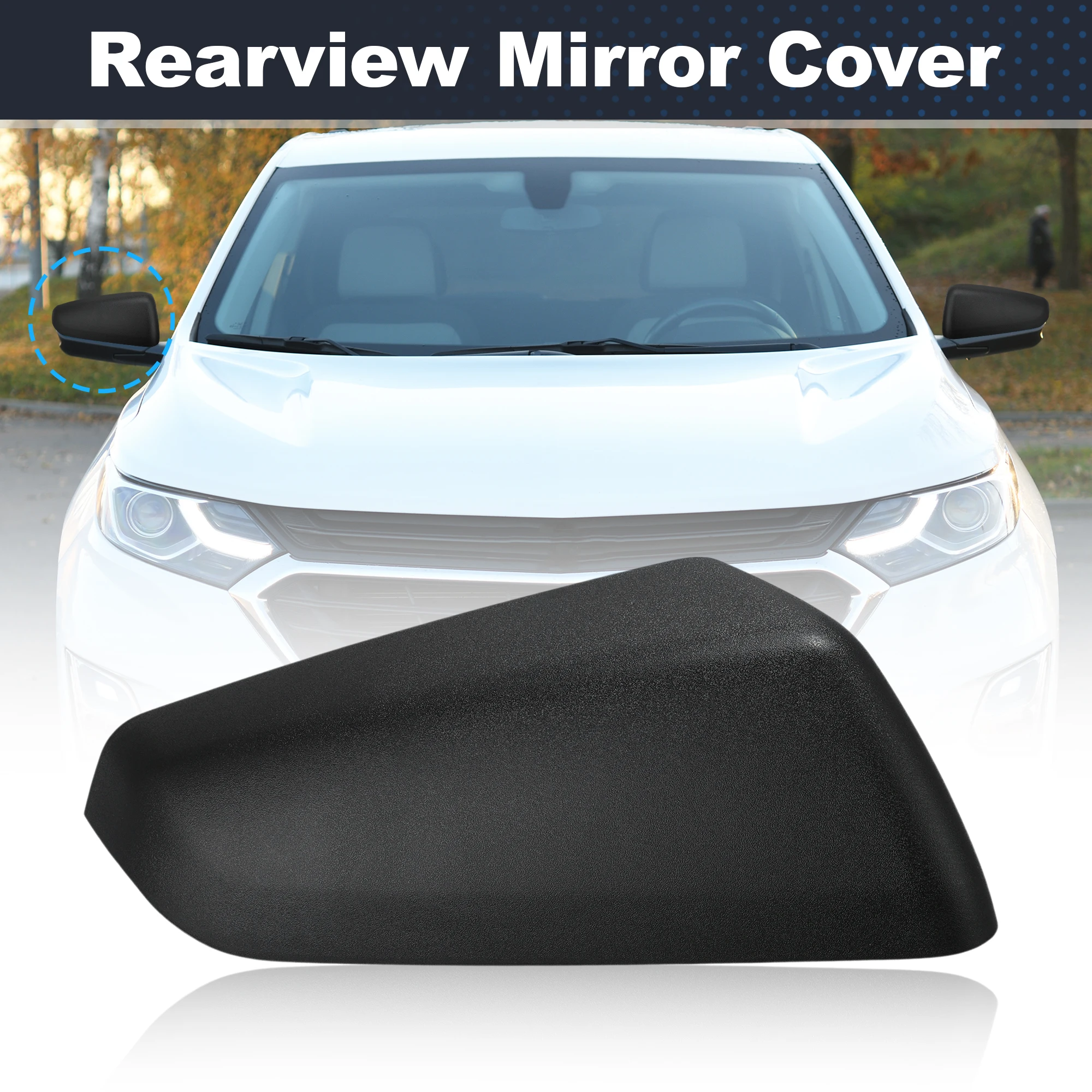 

UXCELL Right Mirror Cover for Chevrolet Equinox for GMC Terrain, No.23406416/84225387