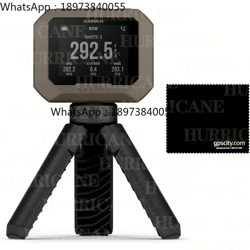 Xero C1 Pro Cronógrafo compacto, paquete de configuración simple con paño de limpieza de microfibra GPS City (010-02618-10)