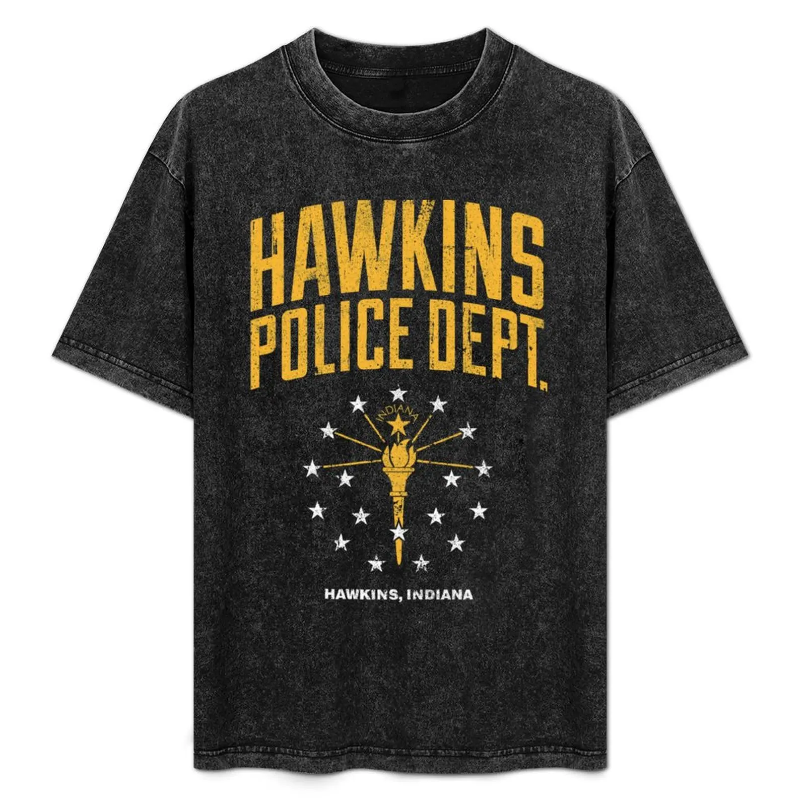 

Hawkins Police Dept. T-Shirt Modern Style Print T-Shirt