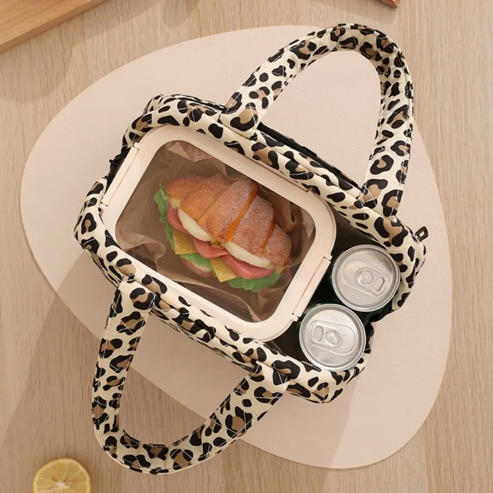 Neue Tragbare Lunch-Tasche mit Griff, Verstärkte Große Isolierte Handtasche, Multifunktionale Wiederverwendbare Isolierte Lunch-Tasche – Detail 6