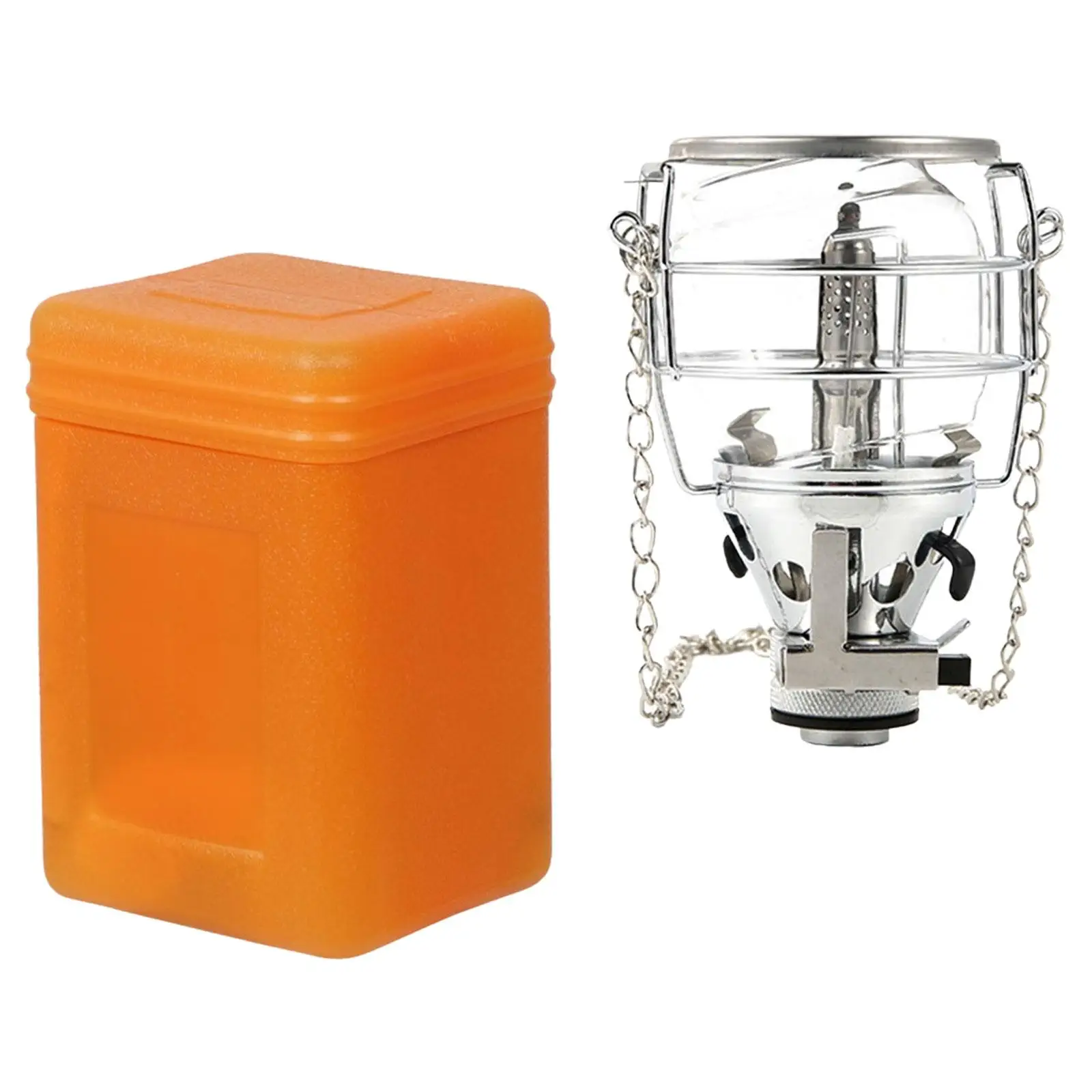 Compact Gás Lantern, Fuel Lamp, Lighting Gear com Storage Case, Pendurado ajustável