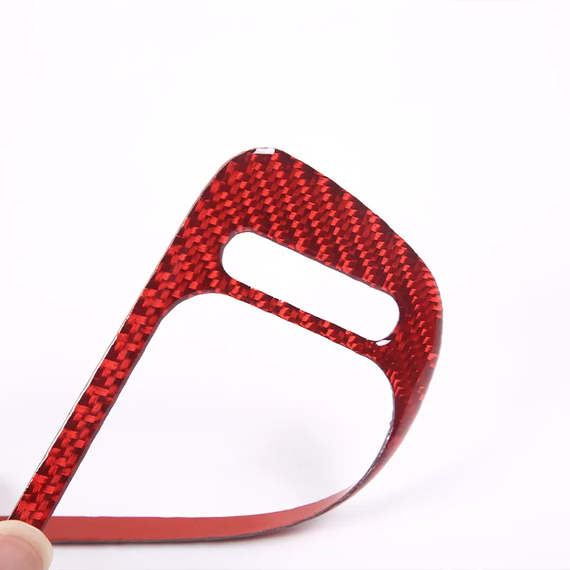 For Kia Soul 2009-2013 Soft Carbon Fiber Car Center Control Interior Panel Sticker Glass Lift Decoration Sticker Car Accessories