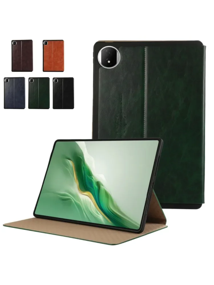 Etui na tablet Huawei Honor Magic Pad2 12,3 cala 2024 Leather Flip Simplicity Printing Flower Shockproof Tablet Cover dla MagicPad 2 — zdjęcie produktu 7