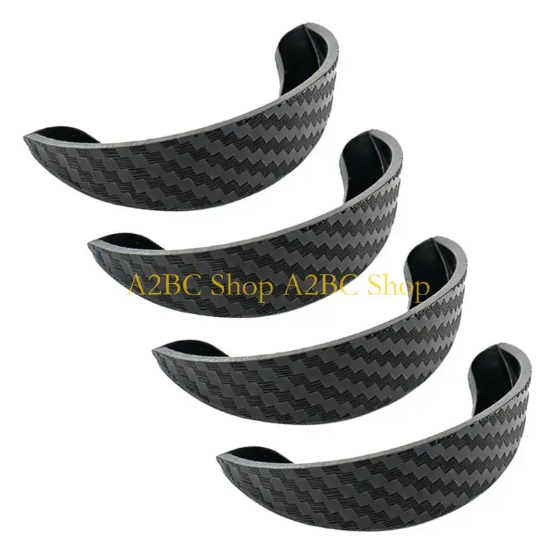 A2BC 2/4pcs Backup Camera Rain Cover, Adhesive-Backed Curved PVC Guard for Wet Parking, Daily Driving and Lens Area Daily Use