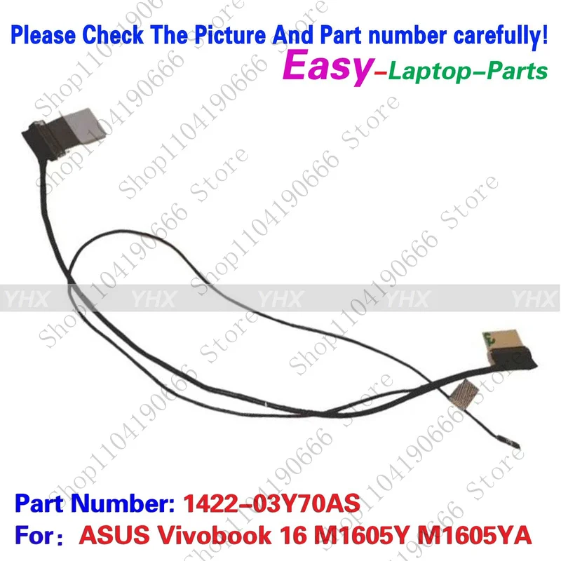 

GYX New For ASUS Vivobook 16 M1605Y M1605YA EDP CABLE 30PIN 1422-03Y70AS.