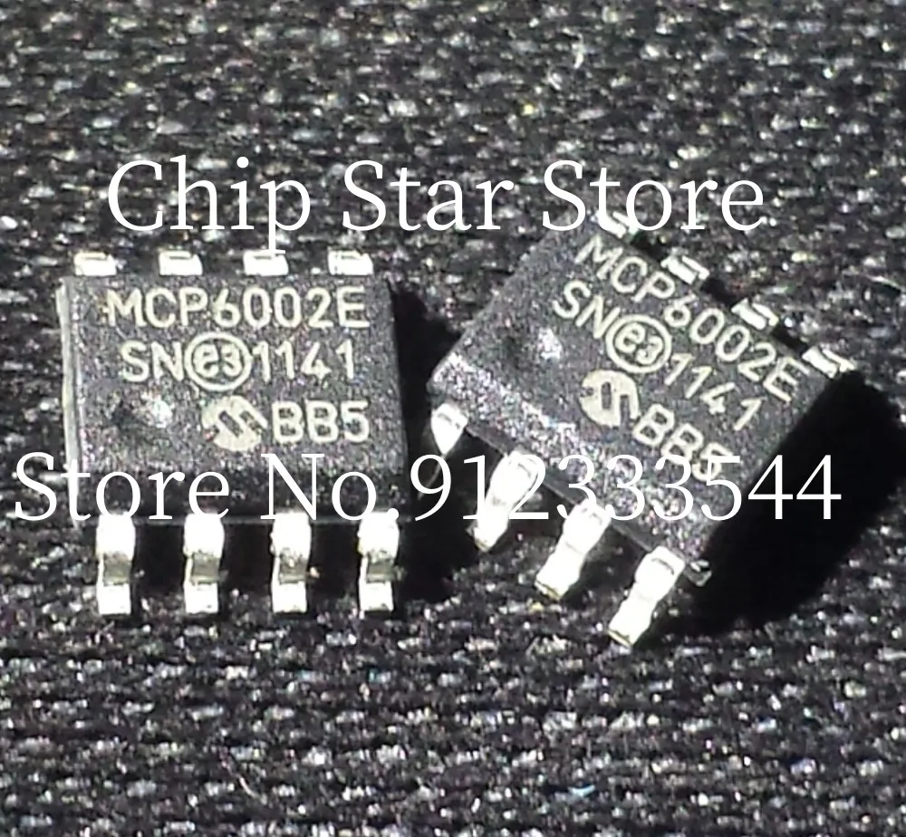 5-100pcs MCP6002-E/mersible MCP6002T-E/mersible MCP6002 SOIC8 Amplificateur opérationnel touristes 2 Amplificateur 100% Nouveau Et Original