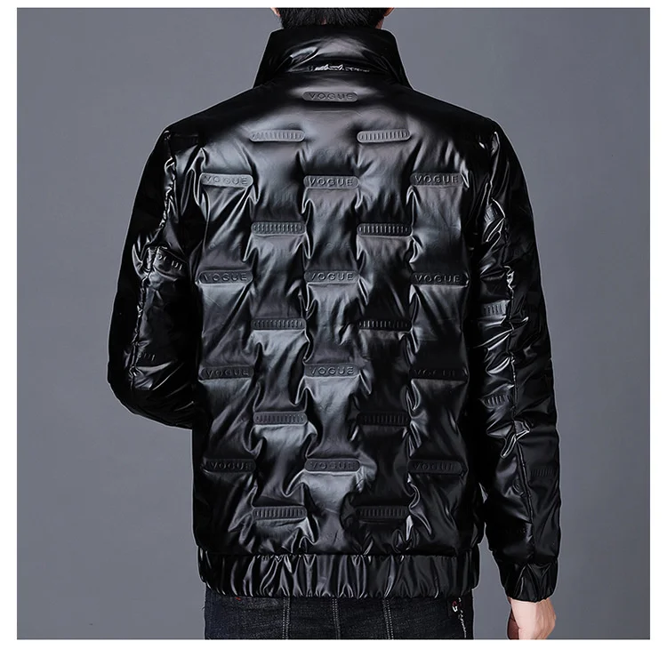 Youth Down Jacket New Mens Coat Trendy Casual Male Clothing Glossy Thickened 90% White Duck