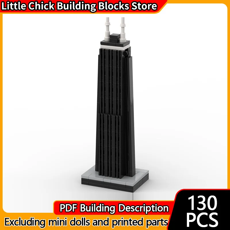 City Street View Model MOC Building Bricks City Architecture Modular Technology Children Holiday Gifts Assemble Toys Suit