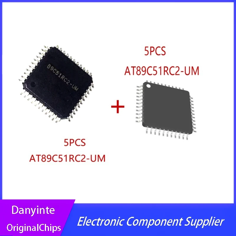 

NEW 5Pair/Lot AT89LP51RD2-20AAU AT89LP51RD2 LQFP-44 AT89C51RC2-RLTUM AT89C51RC2-UM TQFP-44
