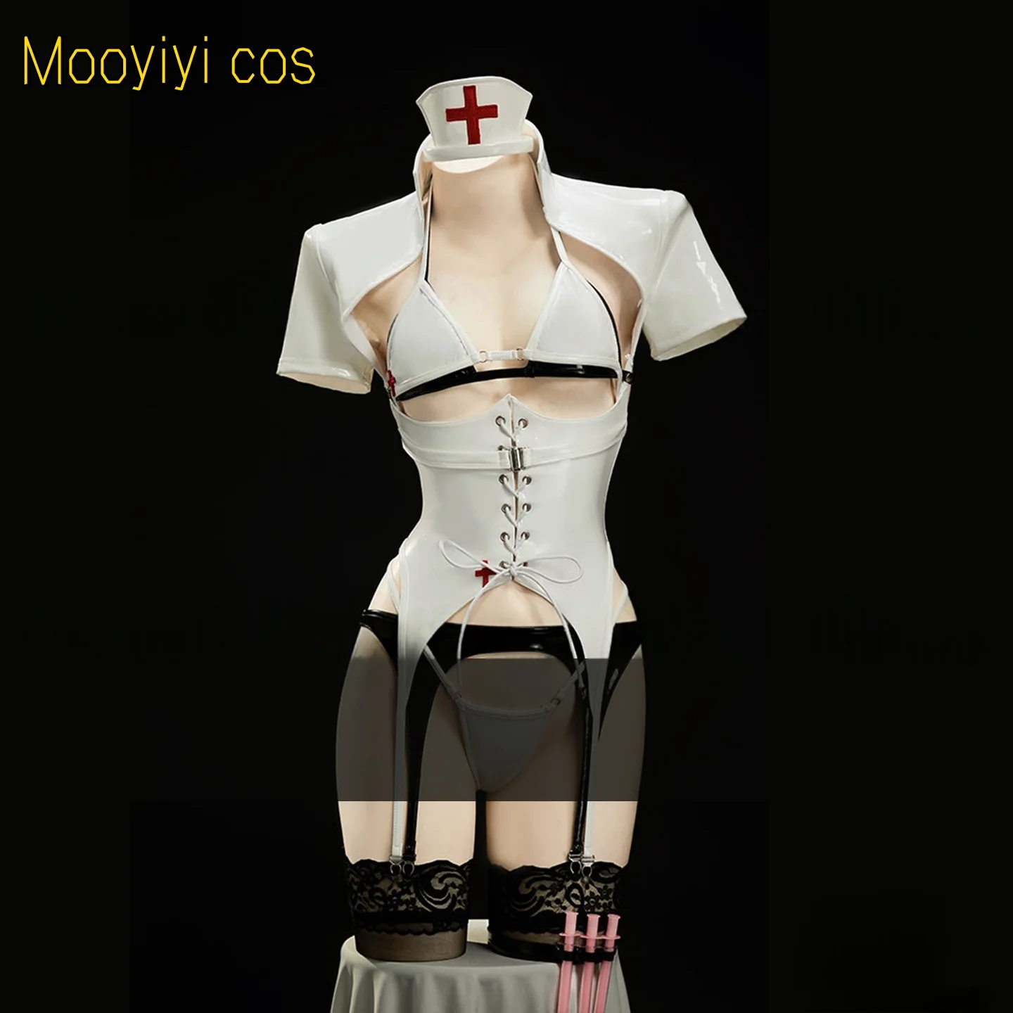 新しいティファコスプレ衣装ゲーム FF コスプレセクシーな白いドレスハロウィンクリスマスロールプレイングパーティー白ナース制服置物