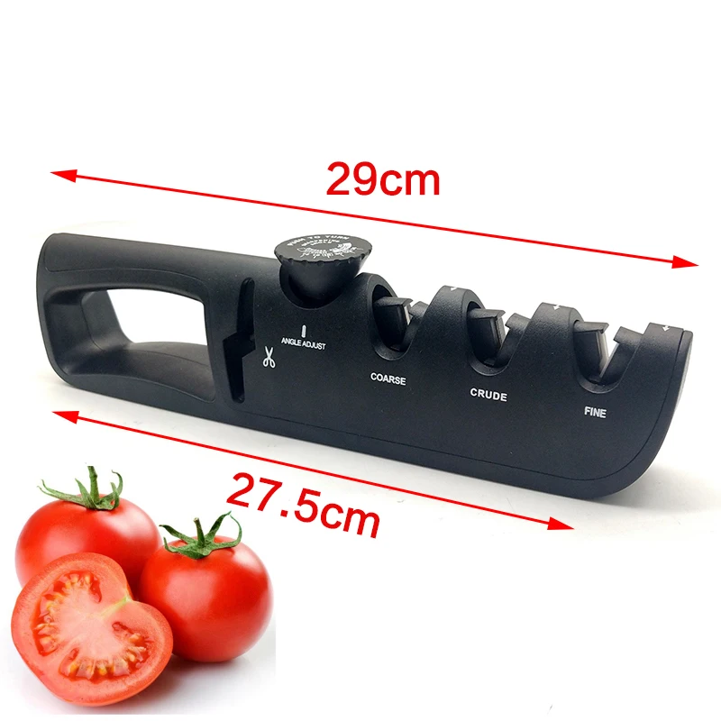 Sharpener Diamond kitchen Tools stainless steel sharpening knife sharpener for knife scissors stoning knife slicker with box