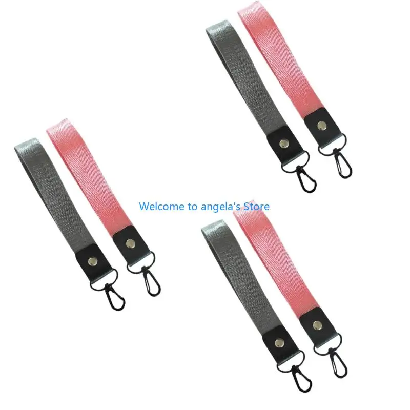 

X4YC Fashionable Short Braided Holder Strap With Soft Wristband Lightweight Carry