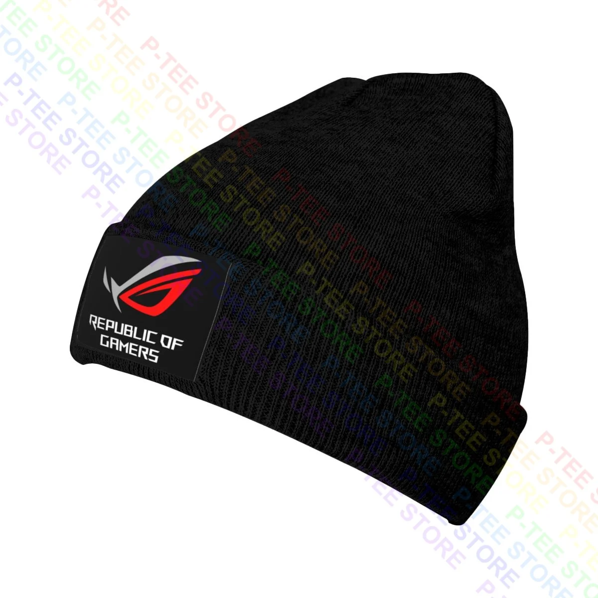 Asus Rog Republic Of Gamers The Choice Of Champions Knitted Beanie Hat Beanies Cap Style Hip Hop