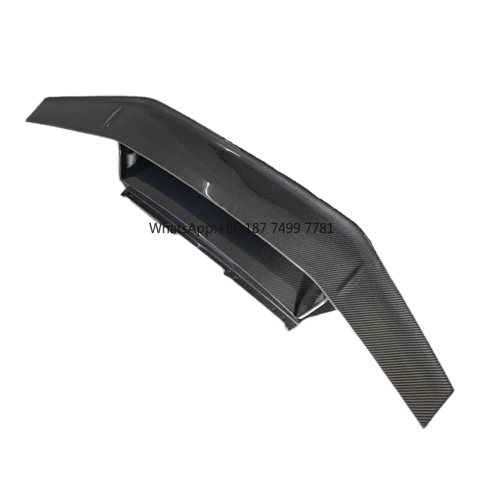 

Real Carbon Fiber Rear Spoiler for . Huracan LP610 LP580 Upgraded T-style Real Carbon Fiber Rear Spoiler Body Kit