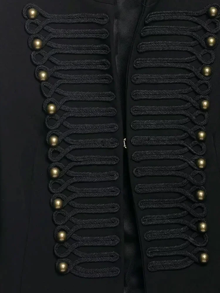 

Женский весенний новый модный ретро-жакет с длинными рукавами, подплечниками, приталенный, элегантный, повседневный, в стиле High Street