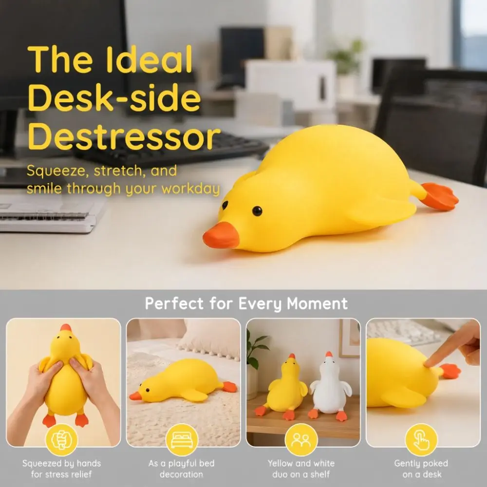 Squishy Duck Squishy Toy Cute Animals Slow Rising Duck Pinch Le Kawaii Design Antistress Slow Rising Squeeze Toy Friends Gift