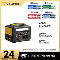 VTOMAN JUMP 600X Power Stations 299Wh LiFeP04 Battery Emergency Backup High-power Power Supply Camping Equipment Generator