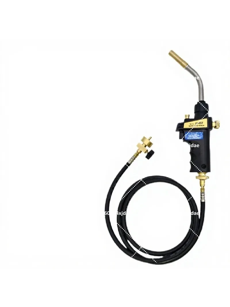 Oxygen-Free Welding Torch Set for HVAC Copper Pipe Brazing, High Temperature Mini Torch with Gas for Aluminum Soldering