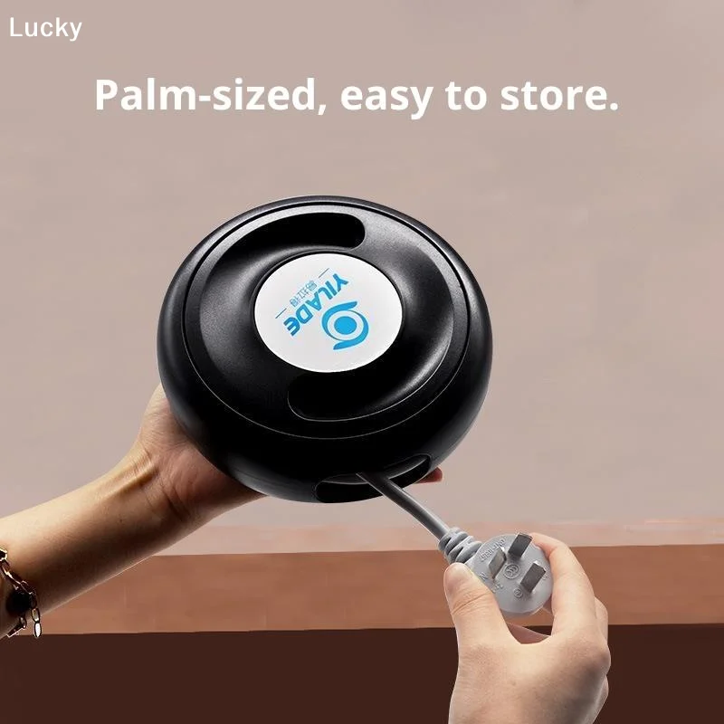 5m Rewinder Replaceable By Home Manual Rotary Storage Cord Winder Cable Management Portable StorageLivable Decoration