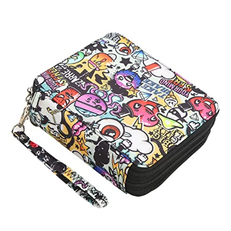 72 Slots Portable Colored Pencil Case Organizer