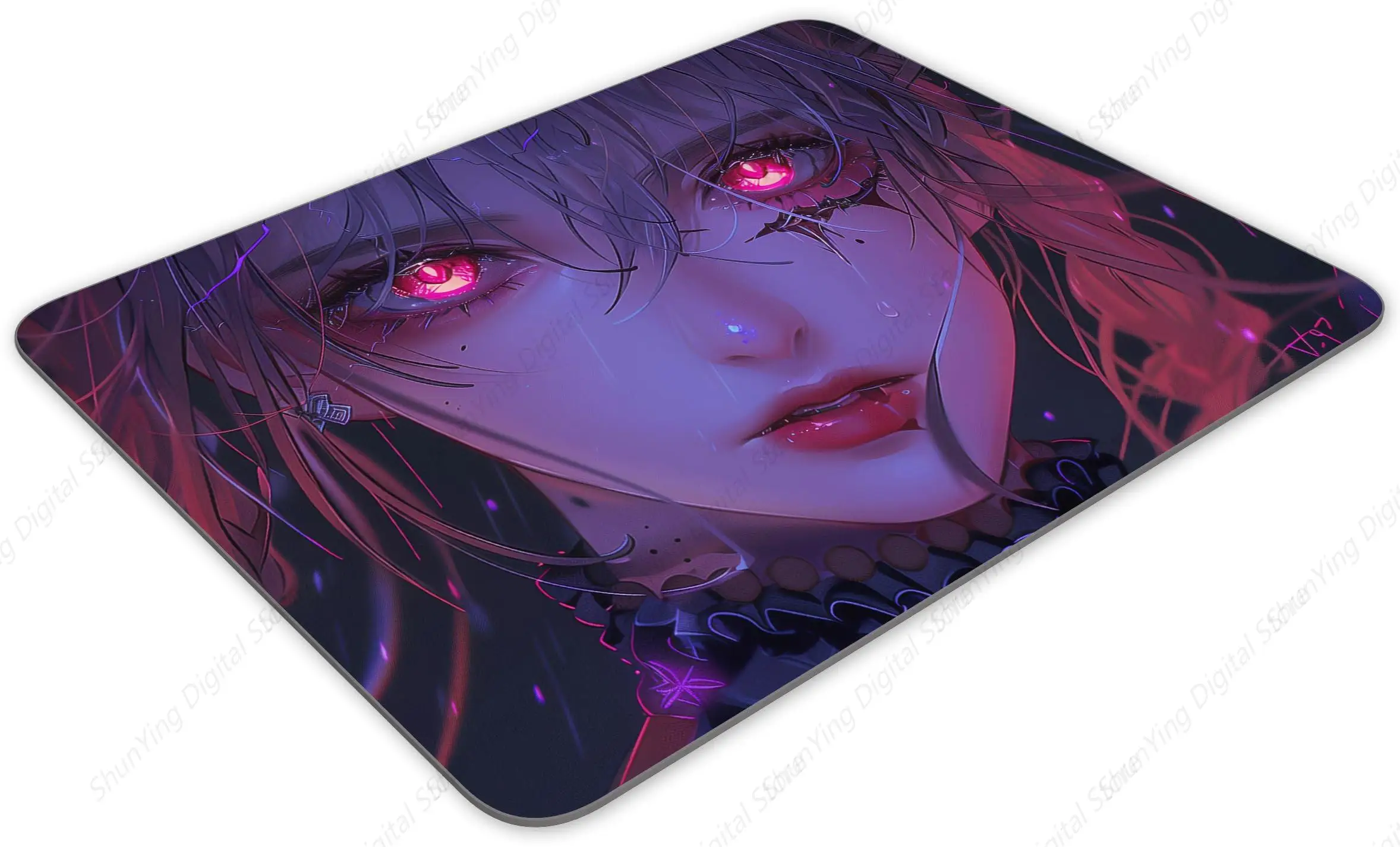 Tapis de souris de jeu carré Anime Girl, tapis de souris en caoutchouc antidérapant, ordinateur portable, ordinateur de bureau, cadeau cool, 25x30cm