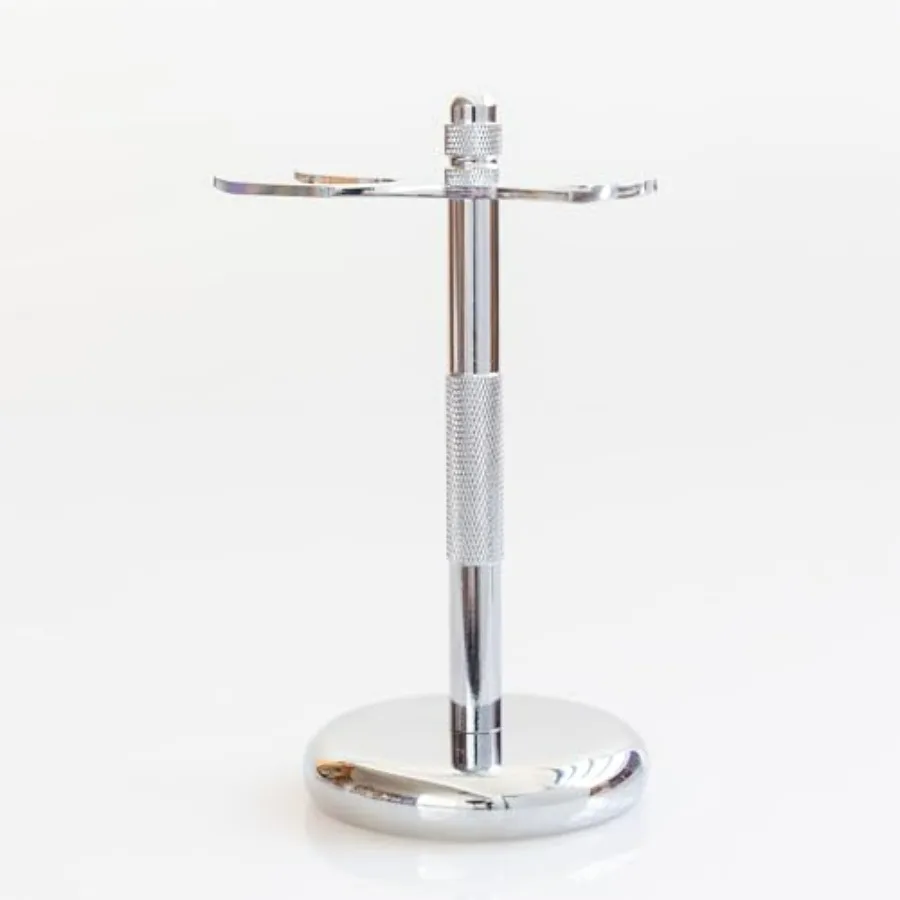 

Bevel Safety Razor and Shaving Brush Display Stand with Non Slip Base, Dual Shave Stand Designed to Prevent Water Damage, Impro
