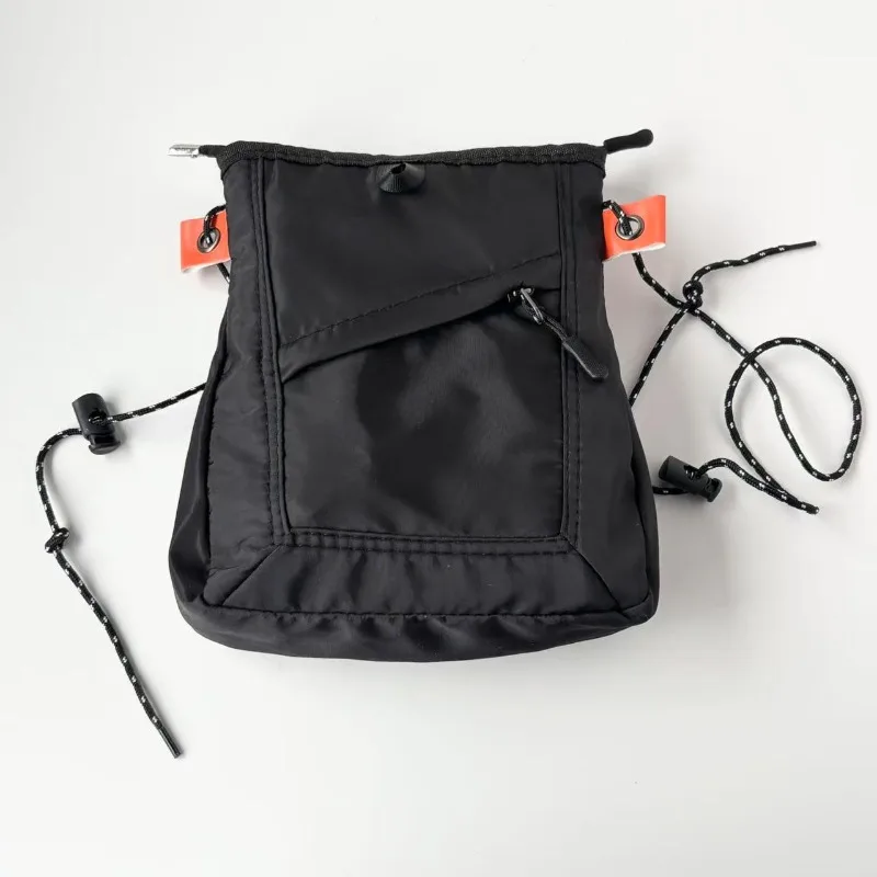 Unisex Canvas Sling Bag 2026 Fashion Korean Japanese Minimalist Small Square Bag Casual Student Phone Shoulder Bag