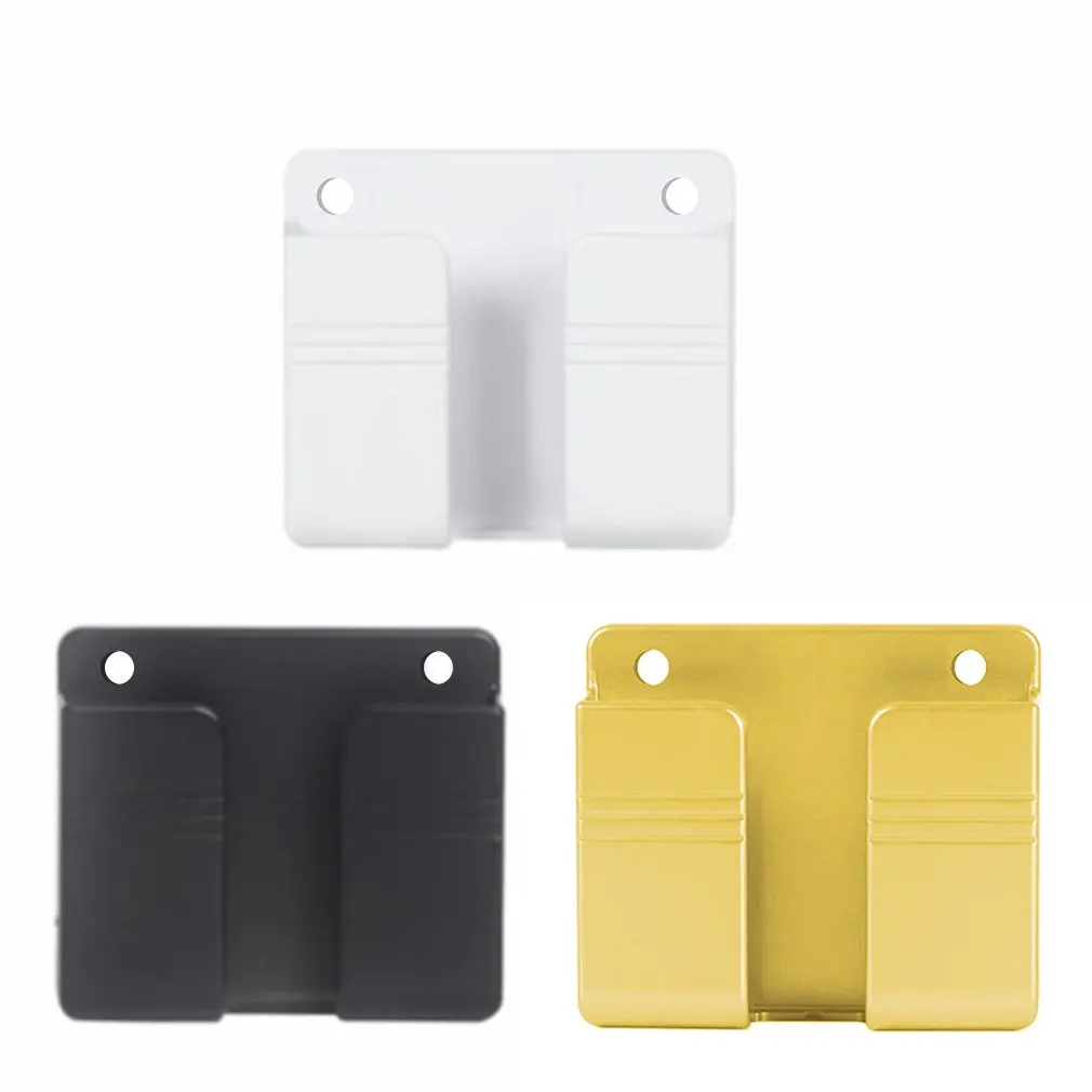 Organizzatore a parete condizionatore d'aria TV scatola di immagazzinaggio per telecomando supporto per spina per telefono cellulare supporto di ricarica USB multifunzione