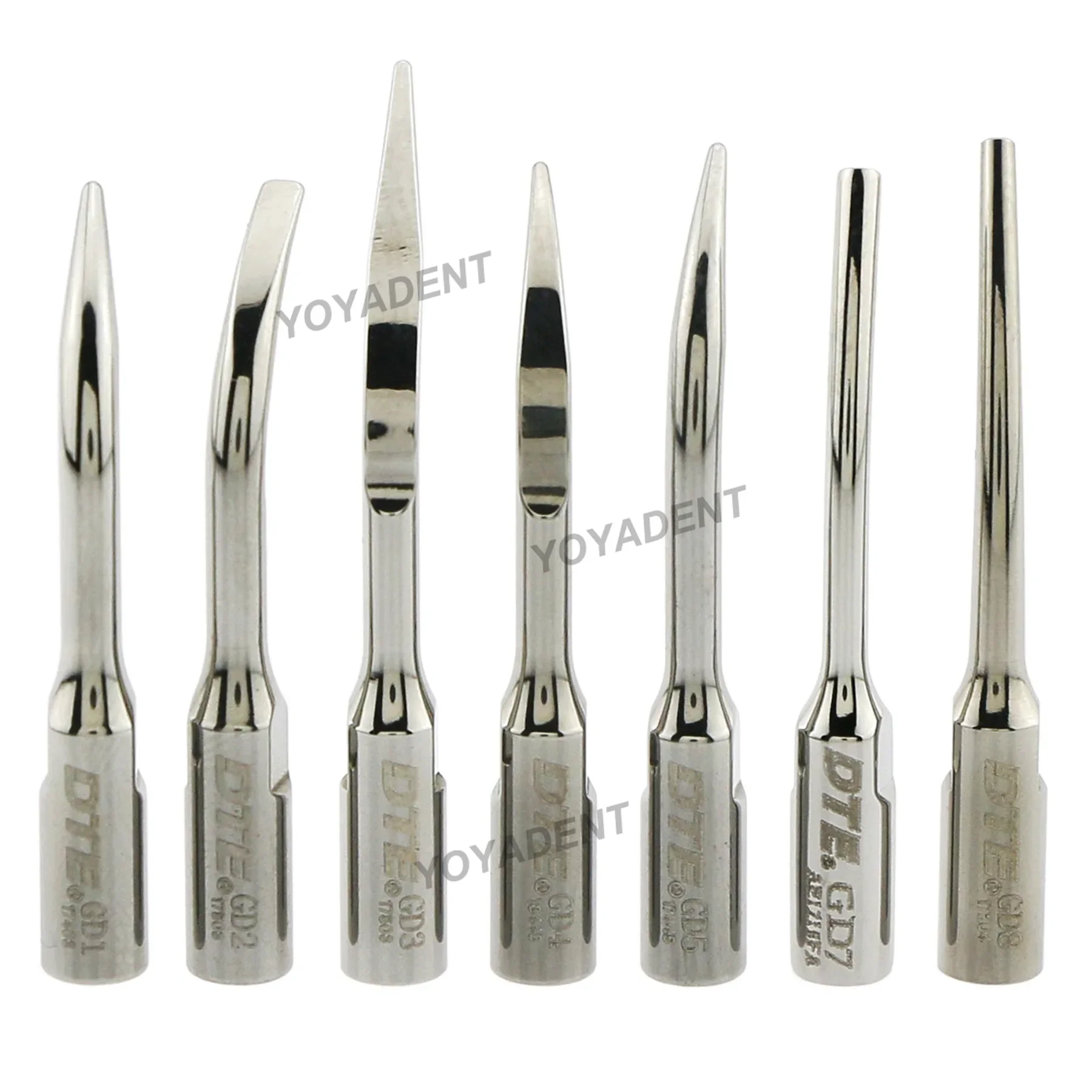 5Pcs Woodpecker DTE Dental Ultrasonic Scaler Tips G Scaling Tip Fit SATELEC ACTEON NSK Scaler Handpiece