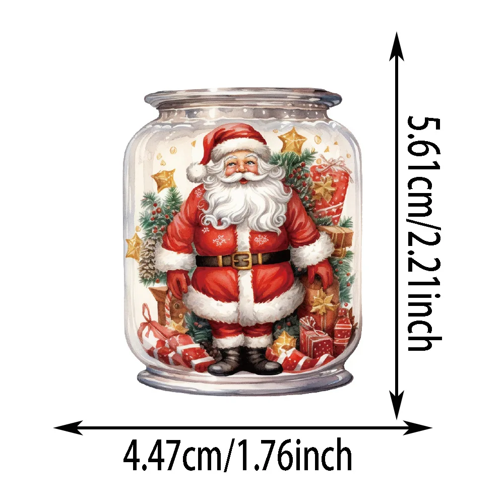 10/30/50PCS Christmas Bottle Festive Atmosphere Sticker DIY Phone Laptop Luggage Skateboard Graffiti Decals Fun forToy