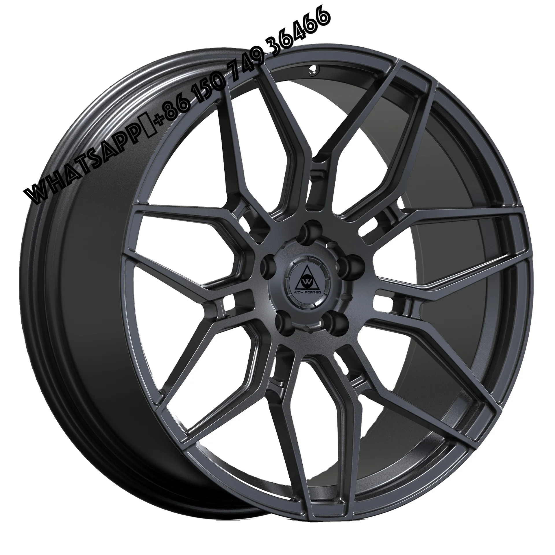 تخصيص 6061T6 جودة عالية متعددة الشريط مخصصة عجلات الألومنيوم مزورة 5 حفرة متعددة تكلم 16-24 بوصة 5x112 6061-T6 5 سنوات