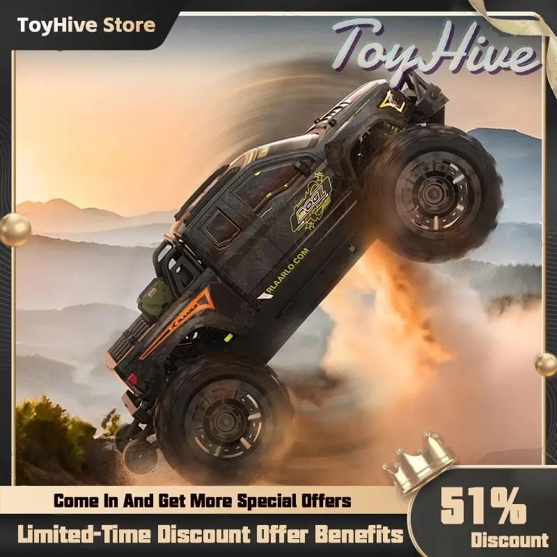 متوفر في المخزون Rlaarlo Gladiator 1:14rc سيارة التحكم عن بعد 100kkm/H لعبة سباق الدفع الرباعي على الطرق الوعرة لعبة سيارة التحكم عن بعد للبالغين