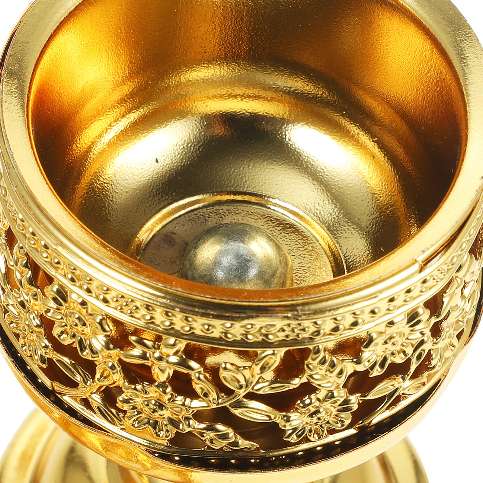 

1pc Metal Incense Burner Silver Small Lightweight Portable Censer Middle East Decor Study Bedroom Yoga Studio