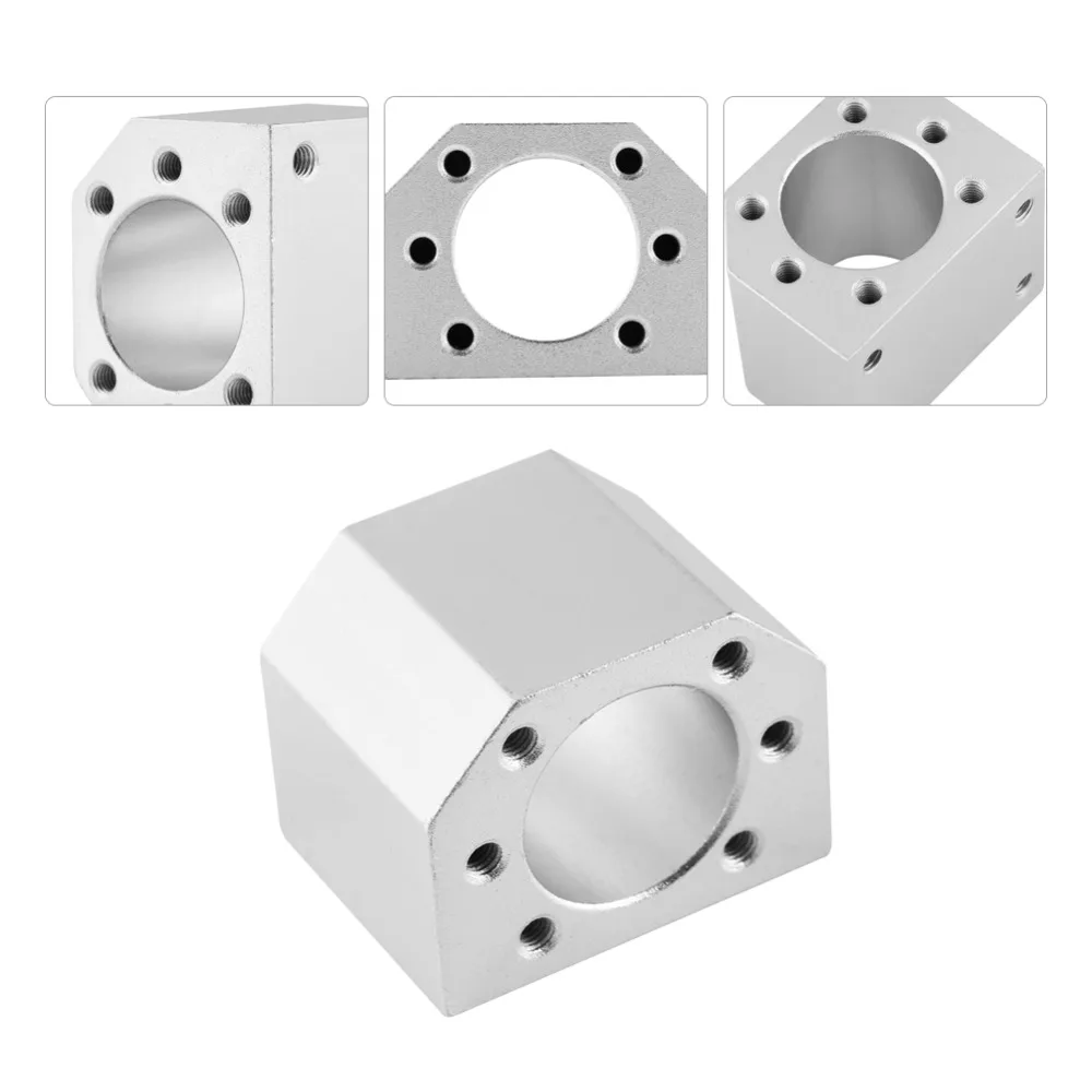 For SFU1604/1605/1610 Ball Screw Nut Housing 28mm Diameter Precision Machined Ball Screw Nut Bracket Nut Holder Mount