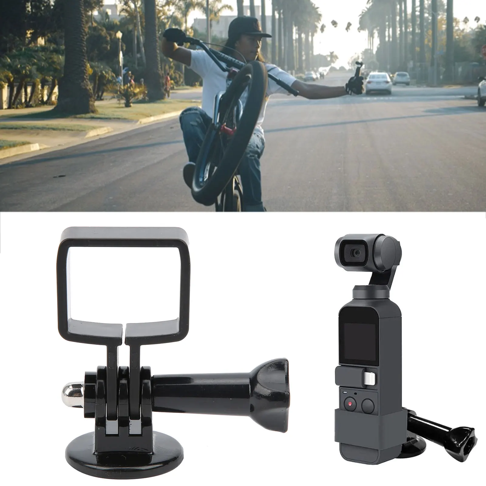 

Extension Frame Fixing Bracket Stand Adapter Set Accessory for DJI OSMO Pocket 1/2