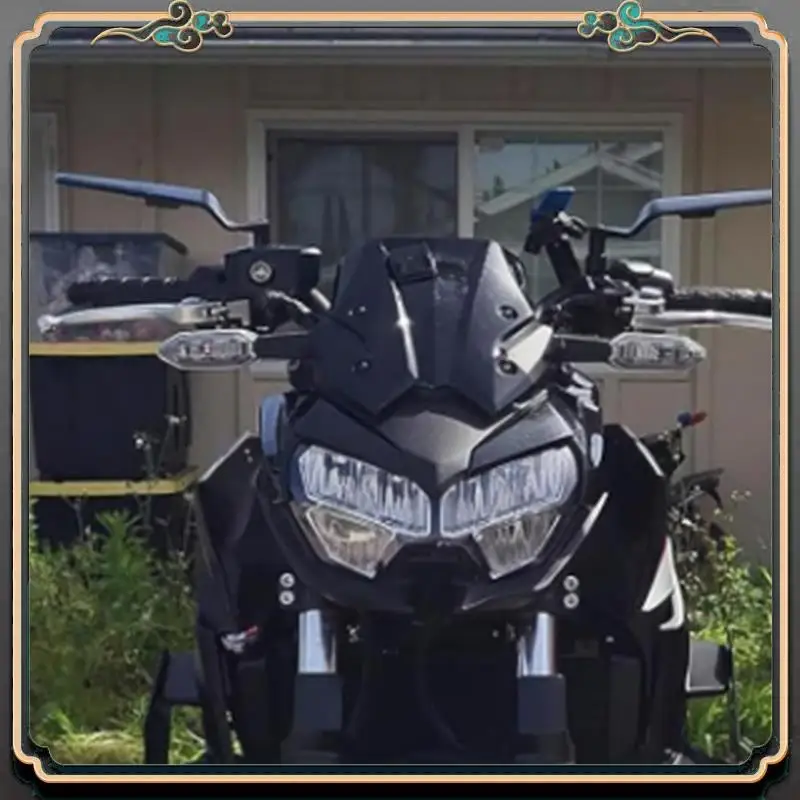 

M45K-Motorcycle Rearview Mirror, Adjustable Invisible Wind Wing Side Mirror Compatible For Z400, Z650, Z900, Z1000