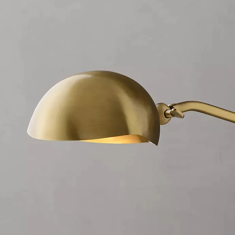 American Copper Wall Light Gold Black Plug Adapter