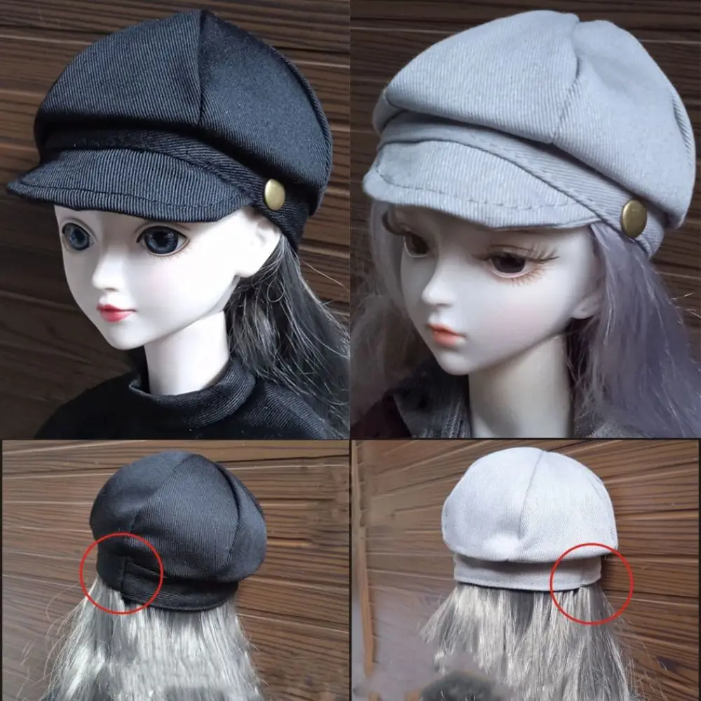 

Популярная модная восьмиугольная кепка, милый мужской/женский берет ручной работы, подарок, зимняя шапка, аксессуары для кукол 1/3 1/4 1/6 Bjd