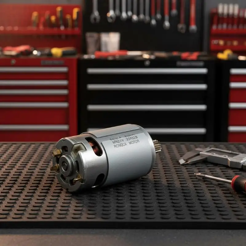 Heavy Performance RS550 DC Motor 21V Ideal 28000RPM Speed for Electric Saw Cutting image 5