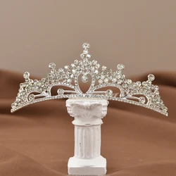 Crown Tiara For Children's Rhinestone Comb Princess Girl's Birthday Crown Performance Dance Hair Accessories Jewelry Decoration