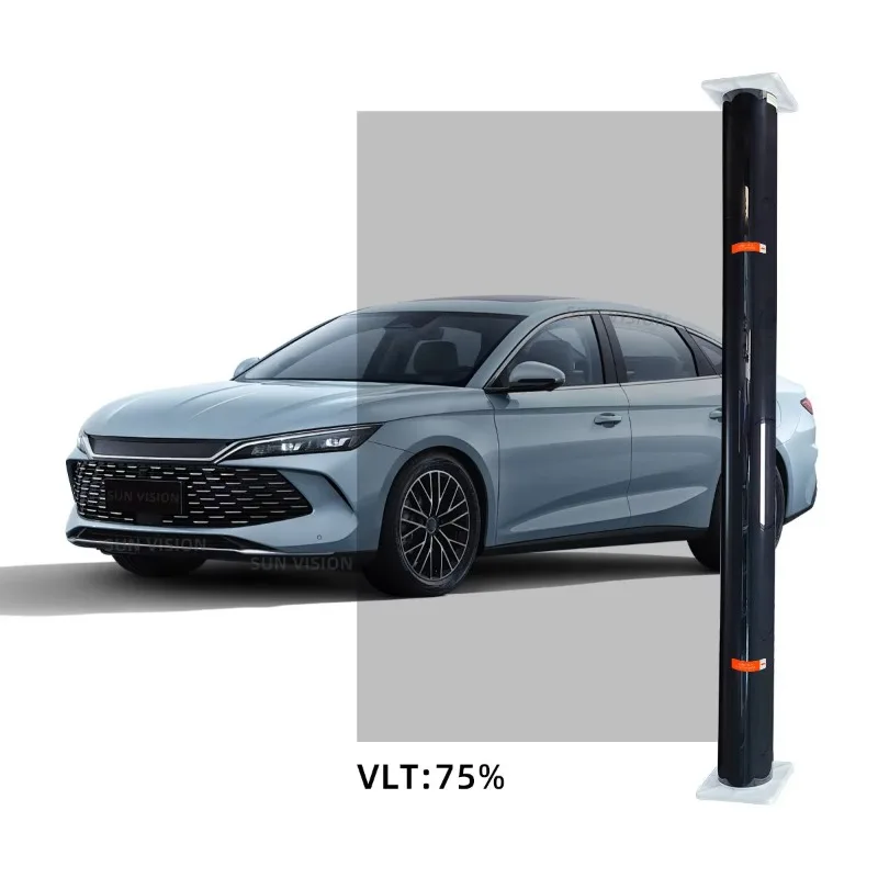 2MIL 20% 37% 70% 79% VLT Nano Ceramic PET Tint Film for Car Window UV 99% IR 94% Privacy Protection