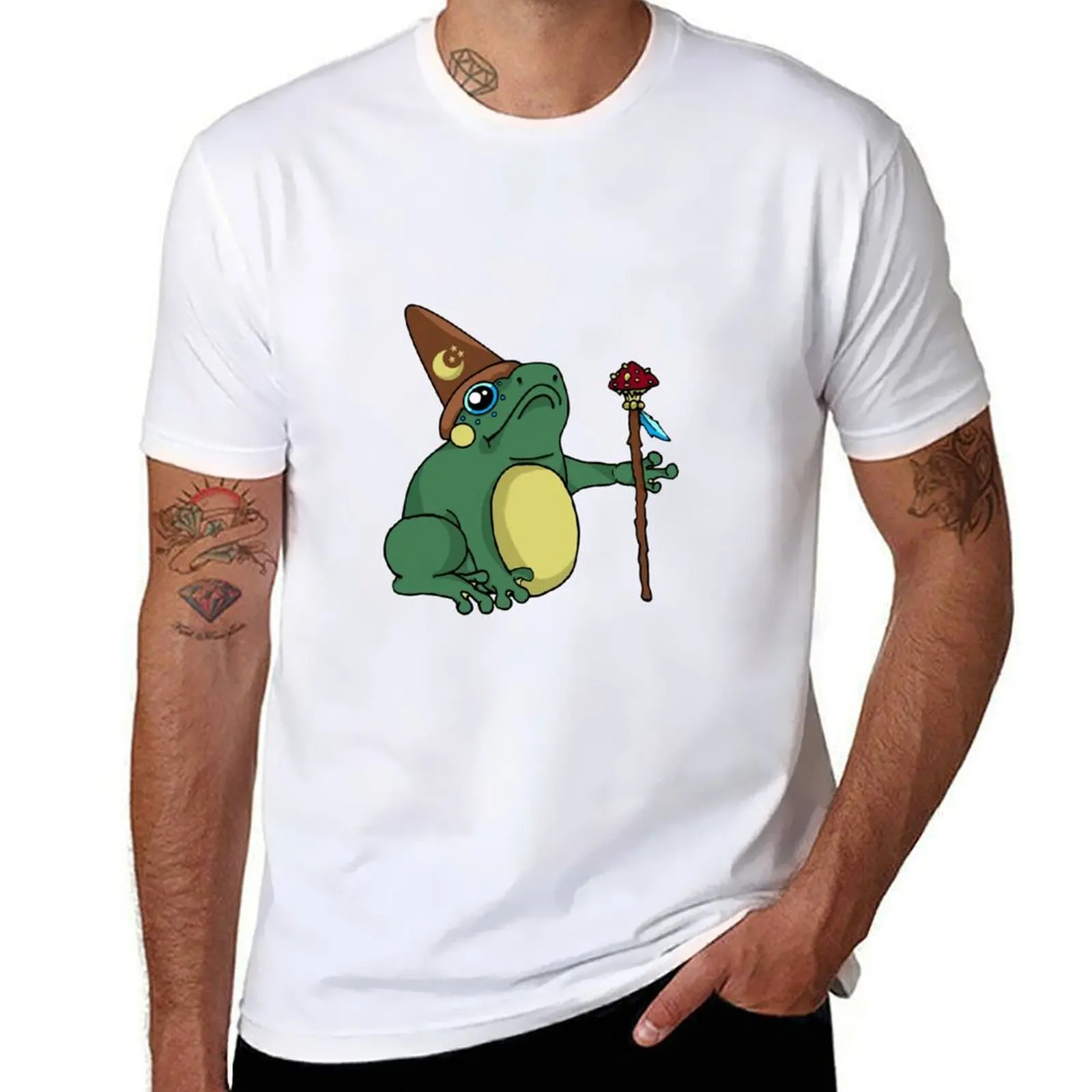 

Frog Wizard T-Shirt printed t shirts for man t shirts designer T-Shirt