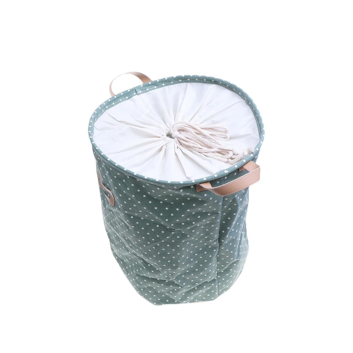 

Laundry Basket Green Collapsible Storage Baskets Large Capacity Fabric Hamper Bathroom Organizer Clothes Washing