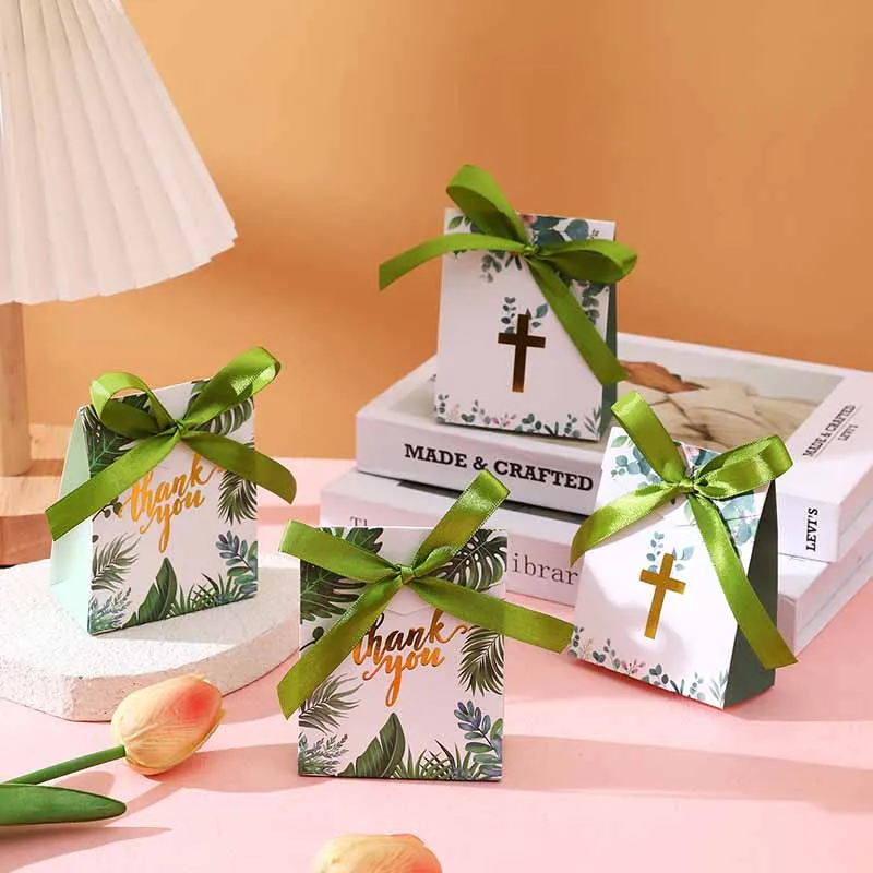 Boîtes cadeaux en papier pour bonbons, 10/20 pièces, boîtes d'emballage pour chocolat, cadeaux de mariage, décoration de fête d'anniversaire pour invités