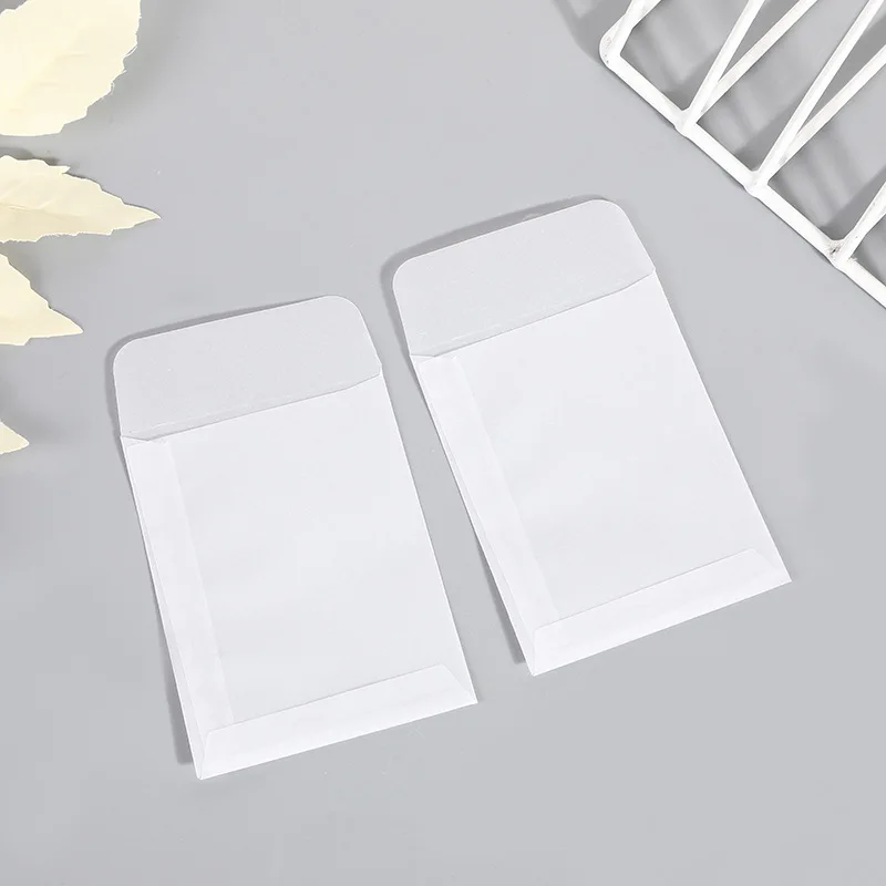 Mini Size Translucent Sulfuric Acid Paper Envelopes For Coin Collection Garden Seeds Or Stamps Moisture-proof Package 100PCS