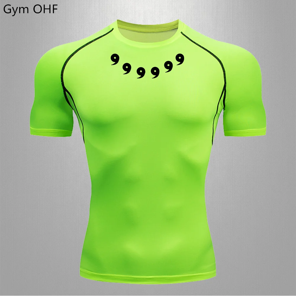 Training Running T shirt Exercise Short Shirt Quick Drying Breathable Exercise Tights Compression Sportswear Running Top T shirt