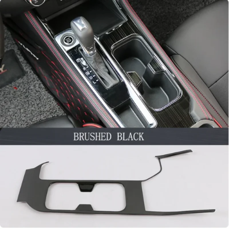 

Front Cup Holder Covers for Nissan Sentra Bluebird Sylphy 2020-2021 Gear Panel Decorative Frame Trim Car Interior Accessories